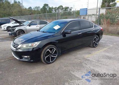 2014 Honda Accord Ex-L V-6 from USA, damaged, VIN 1HGCR3F8XEA037383